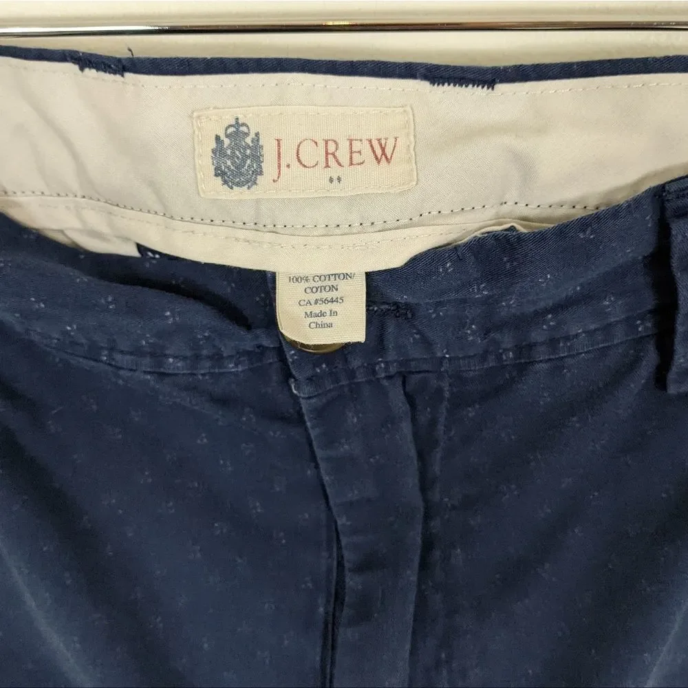J. Crew Men's Navy Blue Cotton Shorts Waist 30